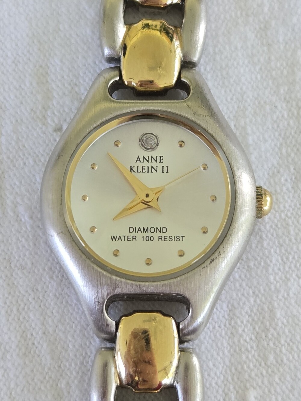 Anne Klein II Two-Tone Women's Watch - Gold & Silver Stainless Steel Vintage